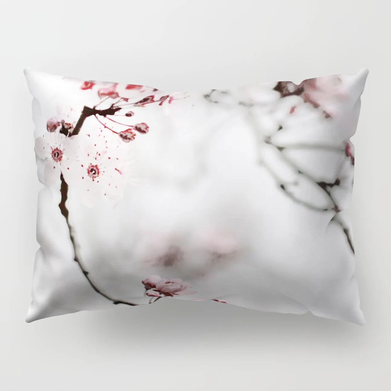 Лучшая односторонняя наволочка из полиэстера 50x30 см прямоугольная наволочка для дивана домашний декор розовый цветок наволочка для подушки