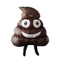 Funny Inflatable Costumes Women Men Halloween Cosplay Disfraz Mujer Adulto Carnaval Suit Outfit For Adults Emoticon Poo Desiger