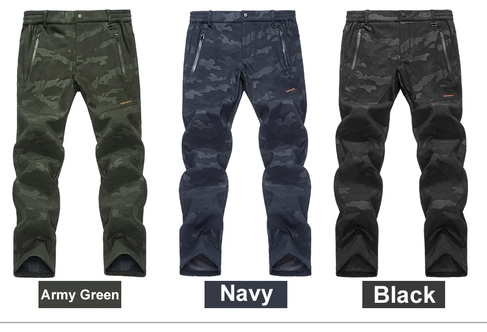 winter softshell pants man