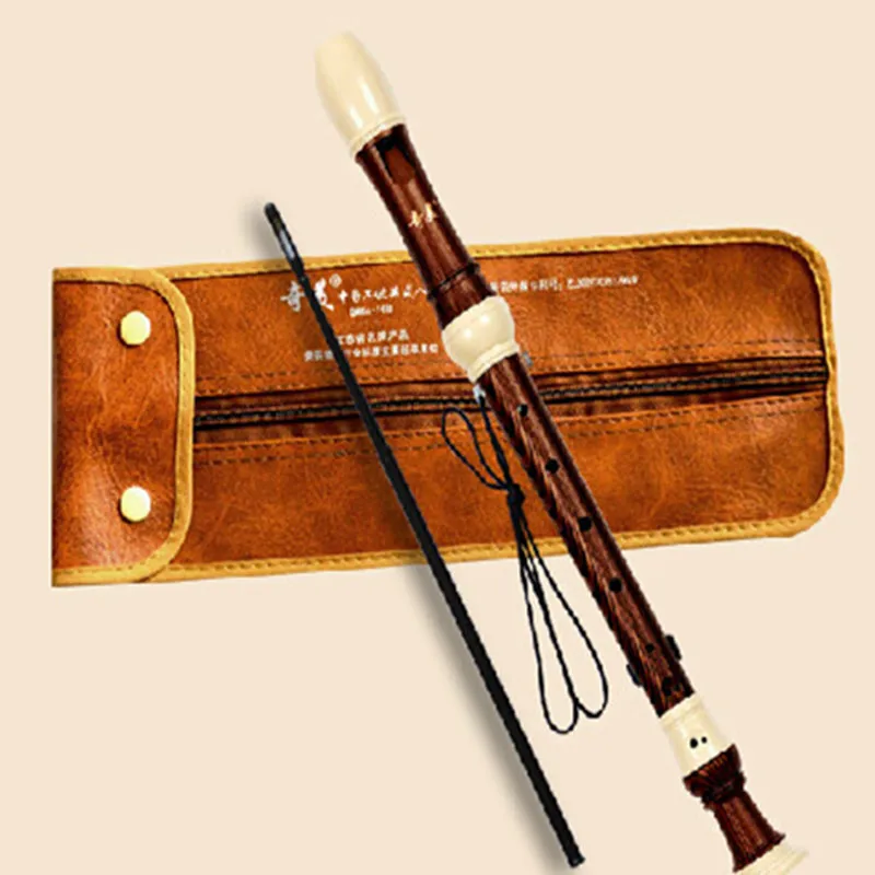 

QIMEI Alto Flute F Key ABS material clarinet DIZI not Wooden Vertical Flute English style 8 Hole Flute Musical Instrument Flauta
