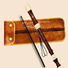 QIMEI Alto Flute F Key ABS material clarinet DIZI not Wooden Vertical Flute English style 8 Hole Flute Musical Instrument Flauta