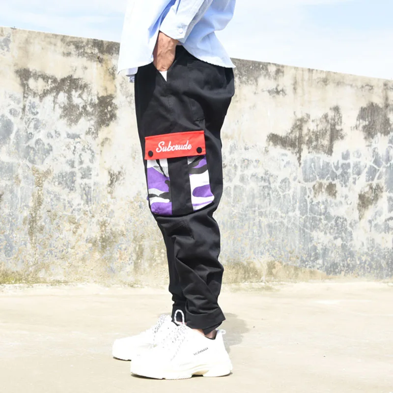 Harem Cargo Pants Men Joggers Big Size  (1)