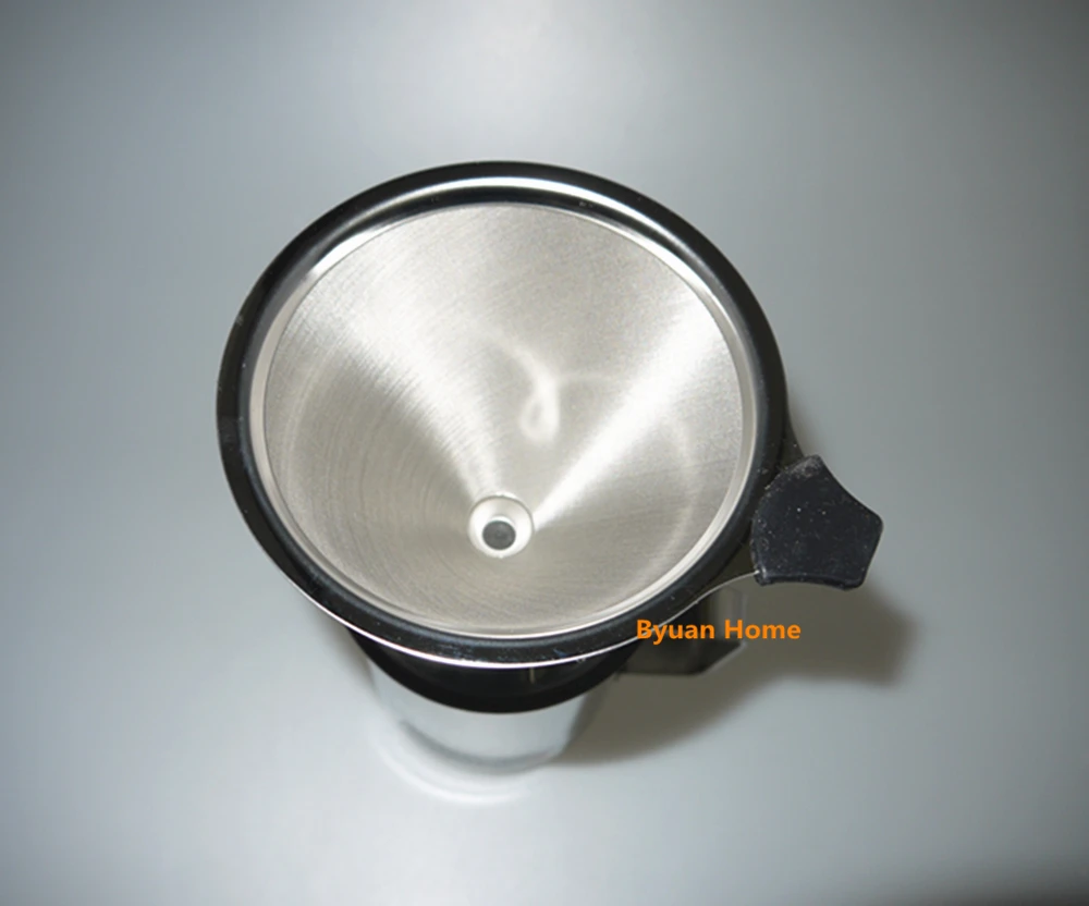 Stainless steel 5 coffee dripper filter cup 5cups percolators filter