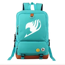 Новое поступление японский мультяшный Повседневный Рюкзак Сказочный хвост косплей консервативный стиль школьная сумка холщовые дорожные рюкзаки