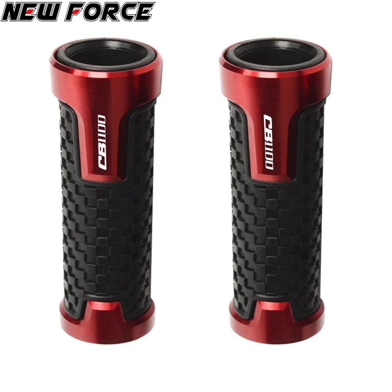 22 мм 7/8 ''CNC алюминиевый резиновый мотоцикл противоскользящая ручка ручки ручка для Honda CB1100 CB 1100 CB1100R