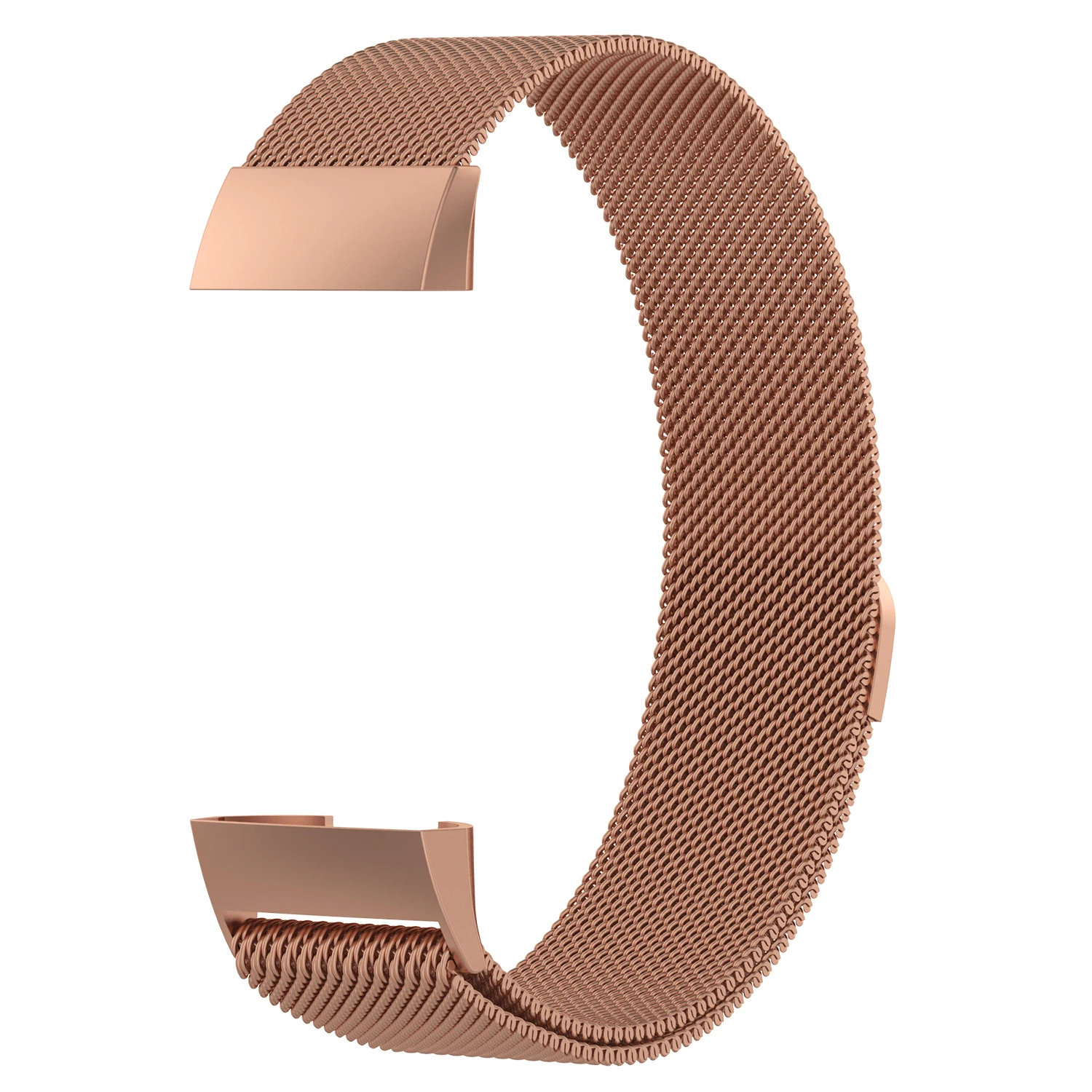 Rose Gold Миланский ремешок для Fitbit Charge 3 сменный ремешок смарт-браслета Магнитная Петля ремешок из нержавеющей стали часы Браслет для Fitbit charge3 - Цвет: Rose Gold