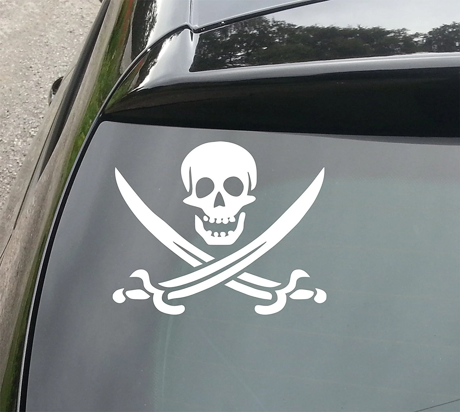 

For Skulland Swords Pirate er 150mm Car Styling