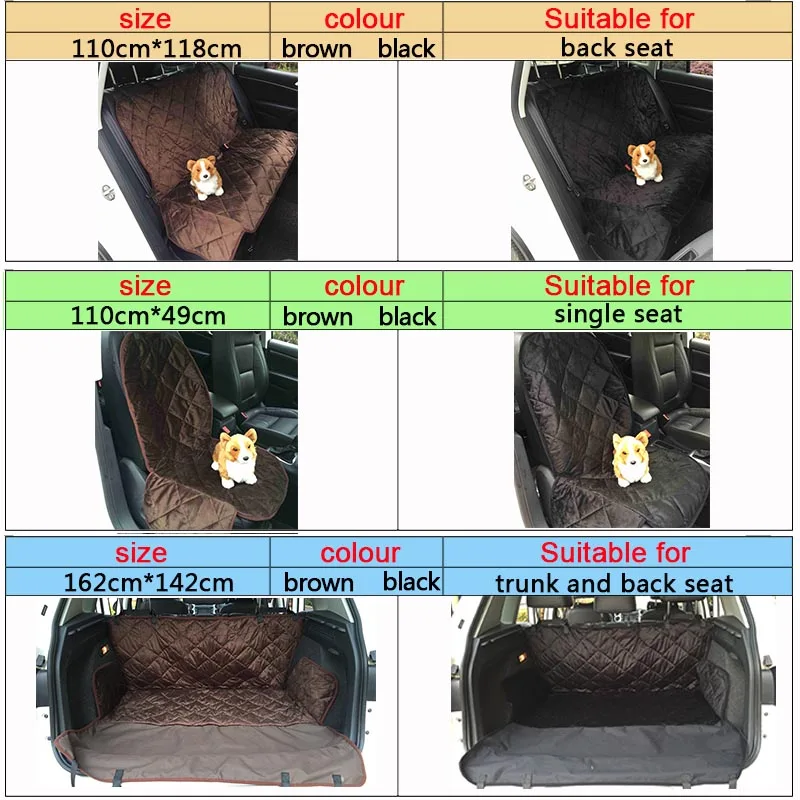 [TAILUP] Dog car seat cover pet car protector waterproof high quality durable dog mattress car-covers travel accessories py0014 (18)