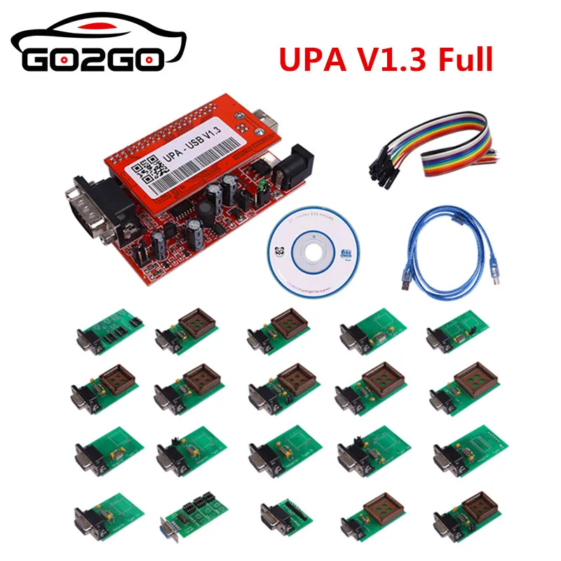 Хит 2018 Лучший USB Prog UPArammer с полным адаптером upa usb программатор v1.3 Авто Ecu
