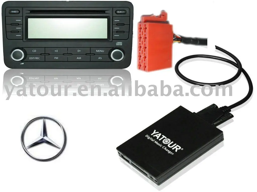 Digital CD changer(USB SD car mp3 interface) for Mercedes benz 10pinin