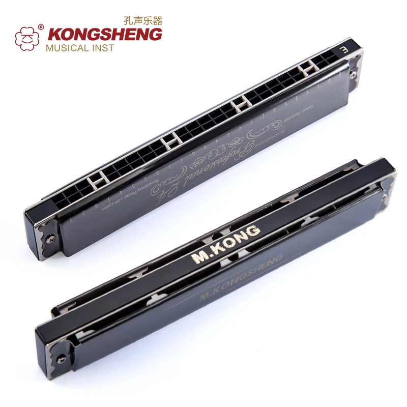 Kongsheng木管楽器口オルガントレモロハーモニカ24-holes熱い
