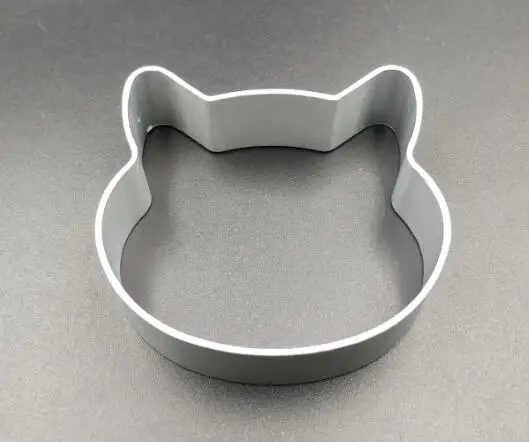 12-Cat head Форма для печенья из алюминиевого сплава, форма для выпечки в виде животных, милые формы для печенья, инструменты для торта, рождественские подарки - Цвет: 12-Cat head