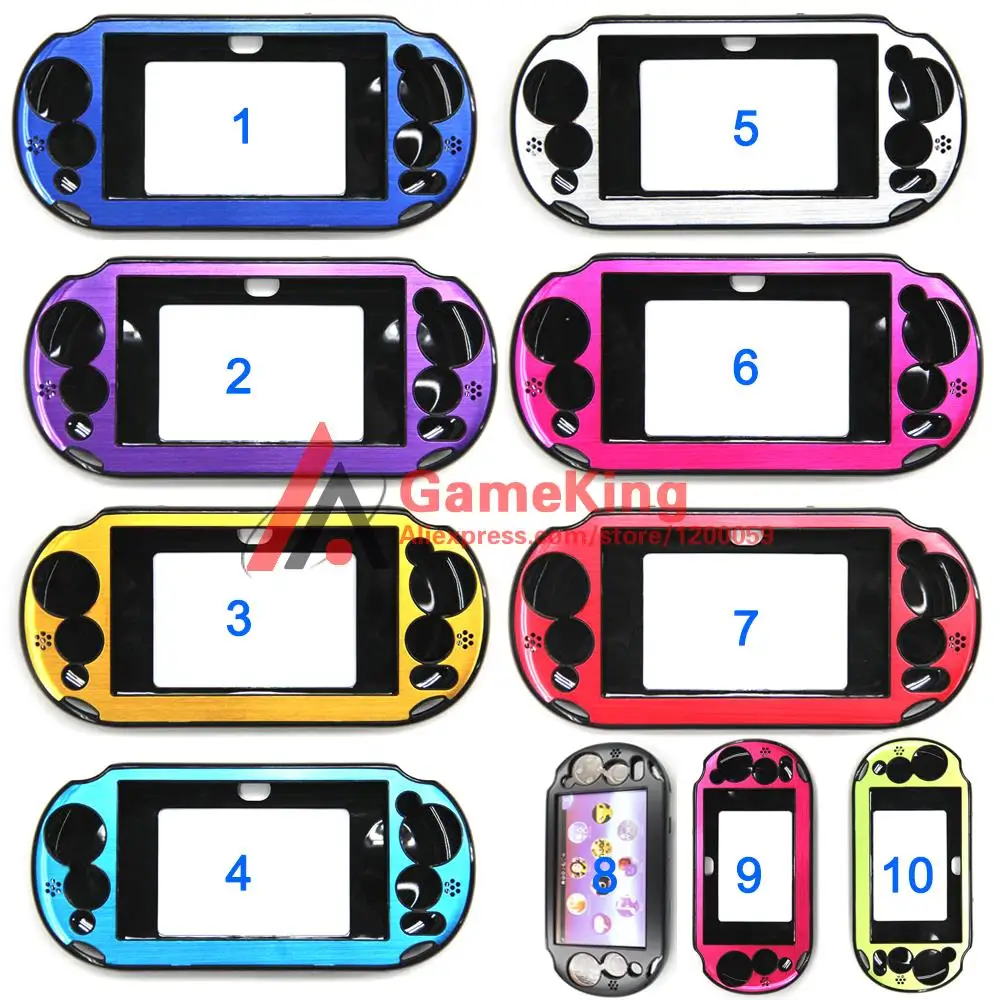 

9 Colos Aluminium Metal Grip Protective Hard Case Cover for PS VITA 2000