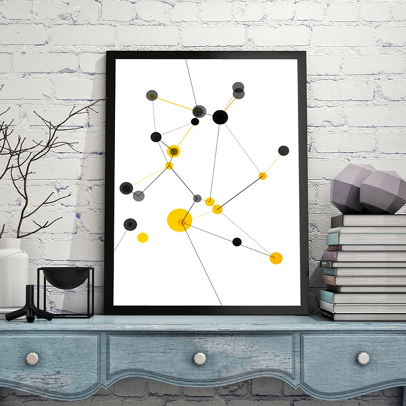 Абстрактная Картина на холсте минималистские геометрические постеры принты