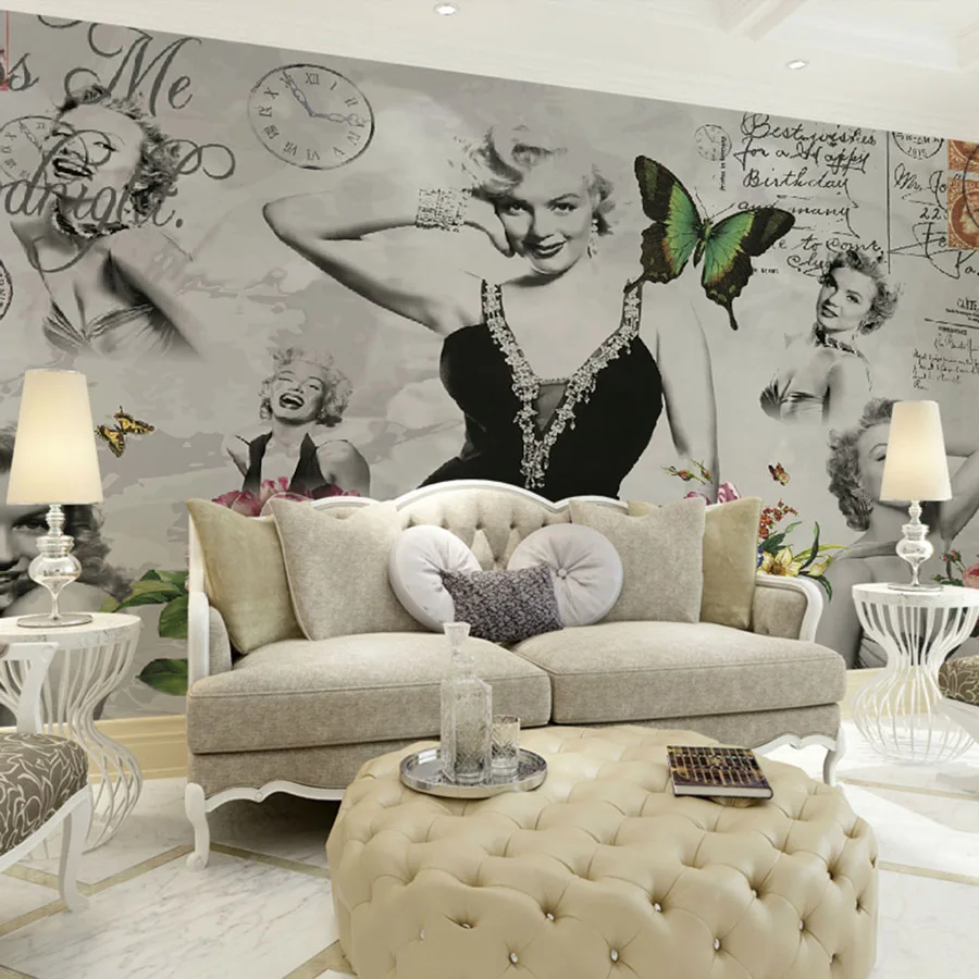 Shinehome Super Star Marilyn Monroe Movie Wallpapers Mural Rolls 3 Shinehome Super Star Marilyn Monroe Movie Wallpapers Mural Rolls 3