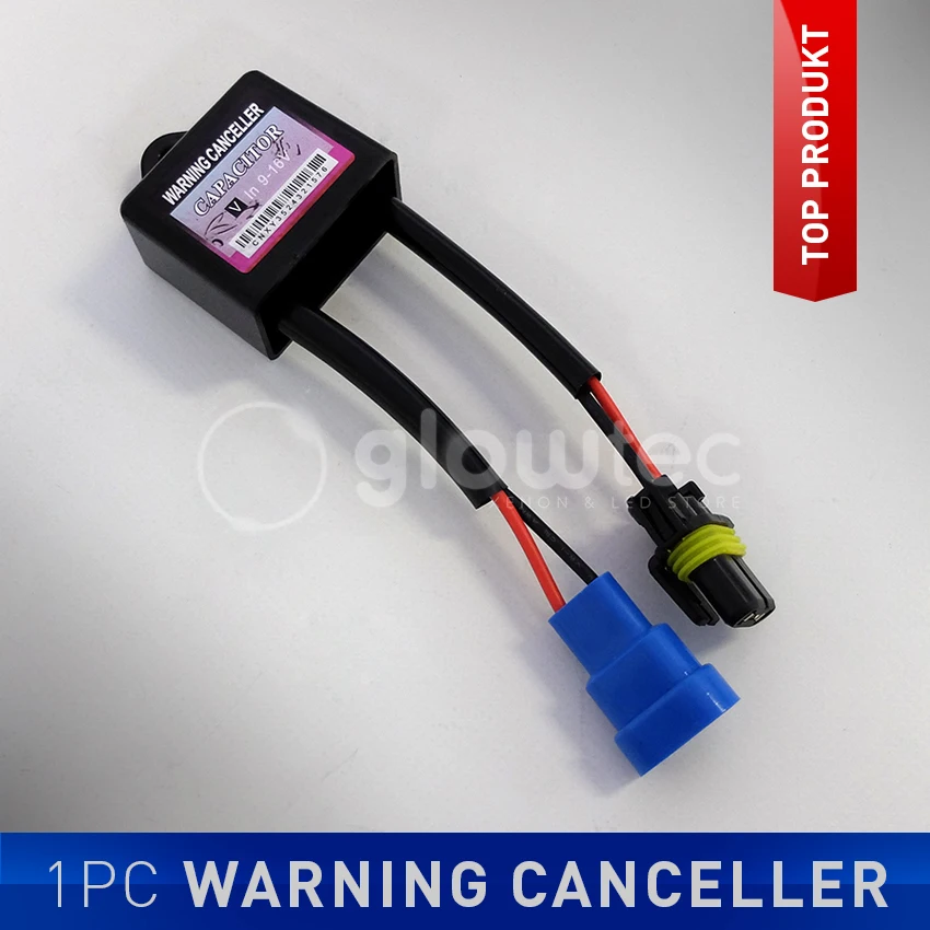 

1Pc XENON ERROR FREE Warning Canceller HID CAR Lights Decoder Auto HID Lamp Relay Capacitor Load Resistor Canbus GLOWTEC