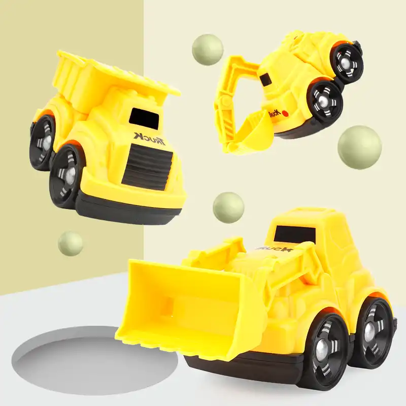 children's toy car red and yellow