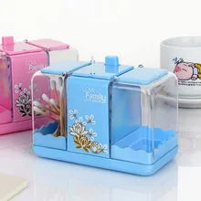 Автоматическая Подставка Для Зубочисток Чехол Коробка для хранения Контейнер тампон ватный ящик для зубочисток органайзер для стола украшение дома Декор