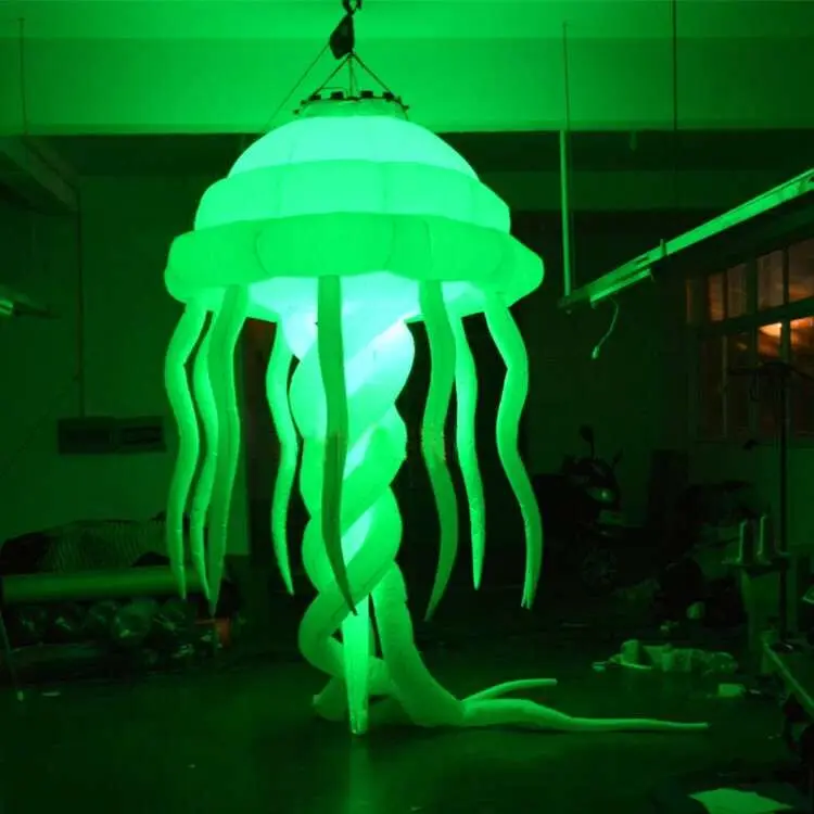 Lighting inflatable octopus models, giant inflatable led hang octopus