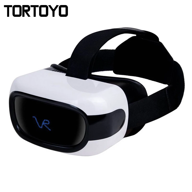 All In One VR Helmet 3D Glasses Virtual Reality Private Cinema Android 4.4 5 720P IPS TFT Display Screen WIFI Bluetooth 1G+16G caraok v12 android 4 4 all in one 3d vr virtual reality glasses allwinner h8 quad core 2g 16g support wifi bluetooth otg f19631