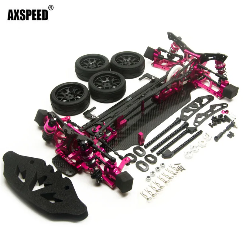 AXSPEED дрейфующий автомобиль RC каркаса кузова Комплект w/колеса Rahmen mit колеса фелген