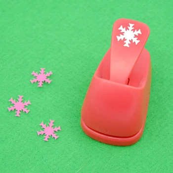 

Free Shipping 1.6cm snow shape save power paper/eva foam craft punch Scrapbook Handmade punchers Child DIY hole punches puncher