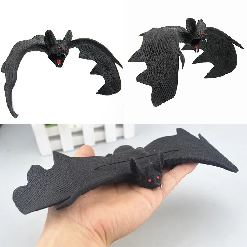 Horror Halloween Fake Bats Jokes Toys Childrens Gifts Party Decorations