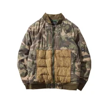 2017 Winter Jacket Men Fashion Design Brand Parka Men Clothing Zipper Camouflage Coat Male Thick Warm Baseball Collar Parka