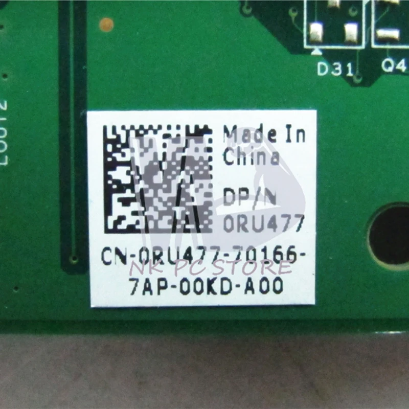 NOKOTION لديل XPS M1530 اللوحة المحمول CN-0RU477 0RU477 48.4W101.011 الرئيسي مجلس PM965 G84-601-A2 256 MB DDR2 شحن وحدة المعالجة المركزية