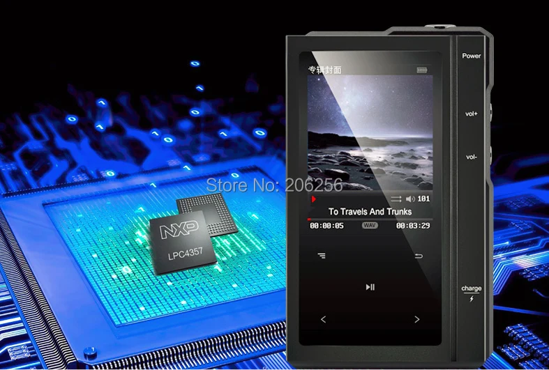 Оригинальный MP3 плеер Moonlight AIGO Z6PRO Hard DSD256 ES90018Q2C DAC Hifi музыкальный двухъядерный
