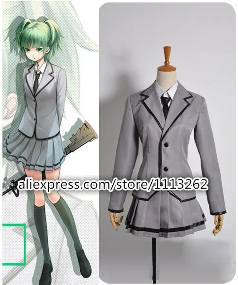 Женский Школьный костюм для косплея из аниме Ansatsu Kyoshitsu Nagisa Shiota школьная форма
