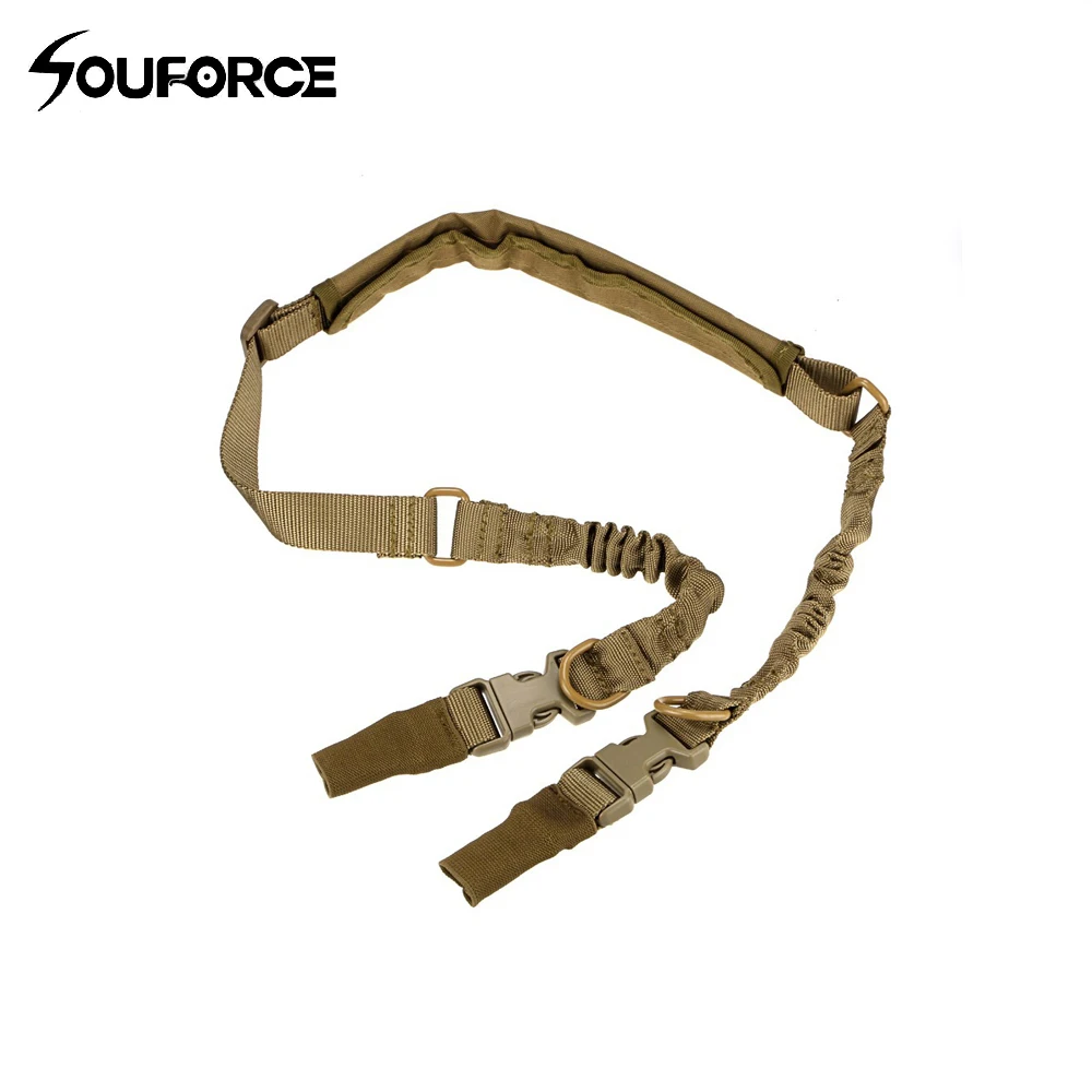 

Tactical 2 Points Rifle Sling Adjustable Heavy Duty Quick Detach Gun Sling Strap Belt System Gun Accessories for Hunting