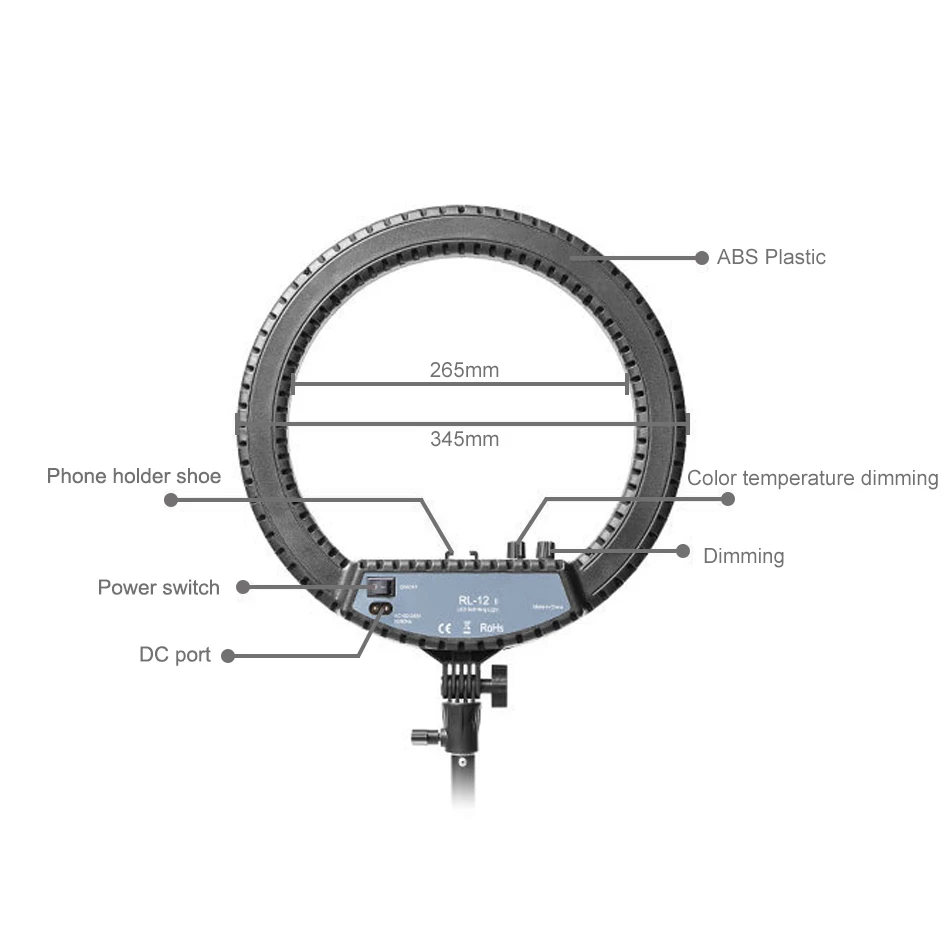 14-40W-3200-5500K-Stepless-Dimming-LED-Ring-Light-Bluetooth-Remote-Carry-Bag-For-Photo-Studio(3)