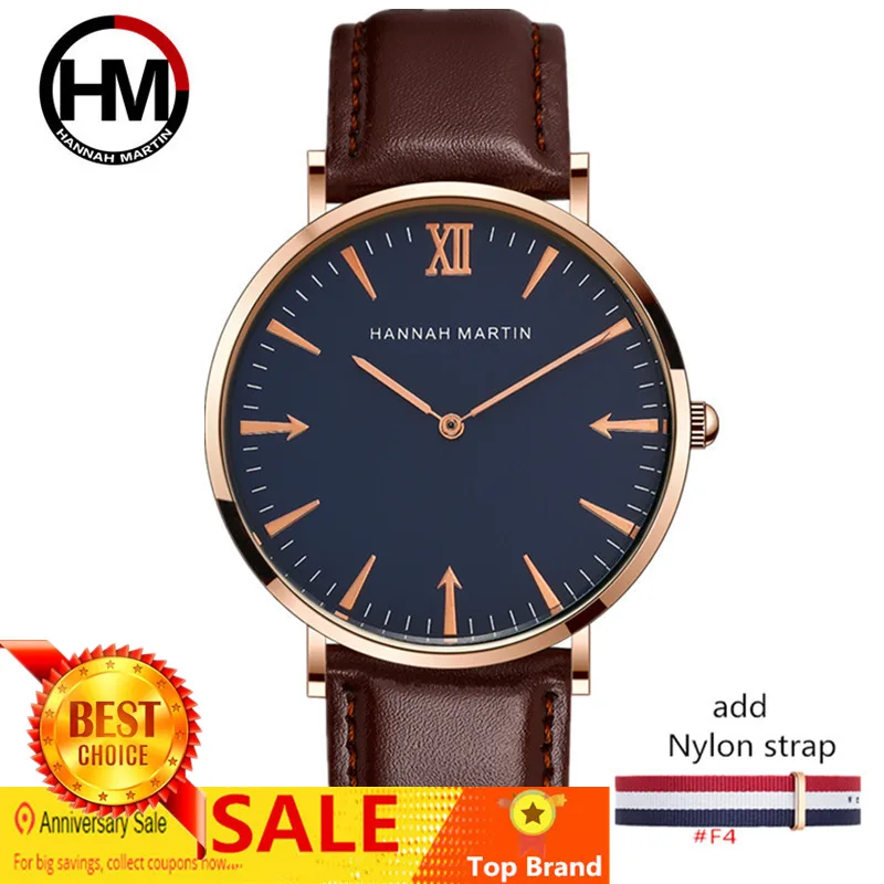 

High Quality DW Watch Style Dropshipping Unisex Waterproof Nylon Male Lovers Men Watch Women Dress Japan Qutartz Movement