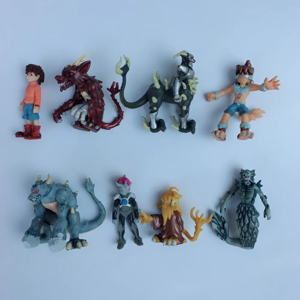 

100pcs/lot monster soft action figures 3.5-4.5cm several styles random mixed