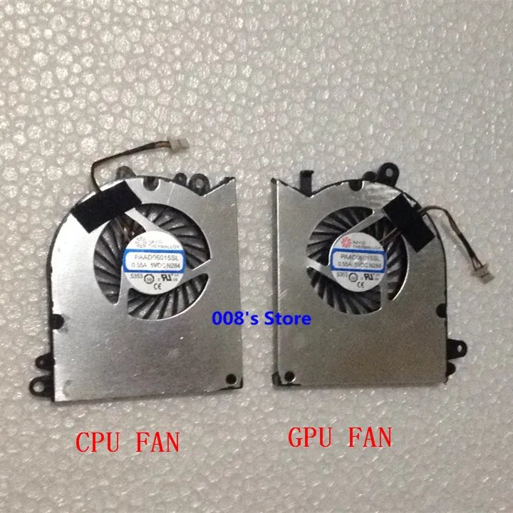 

New Laptop CPU GPU Cooler OEM Fan For MSI GS60 2QE 2PE paad06015sl Laptop CPU / Graphics Card Cooling