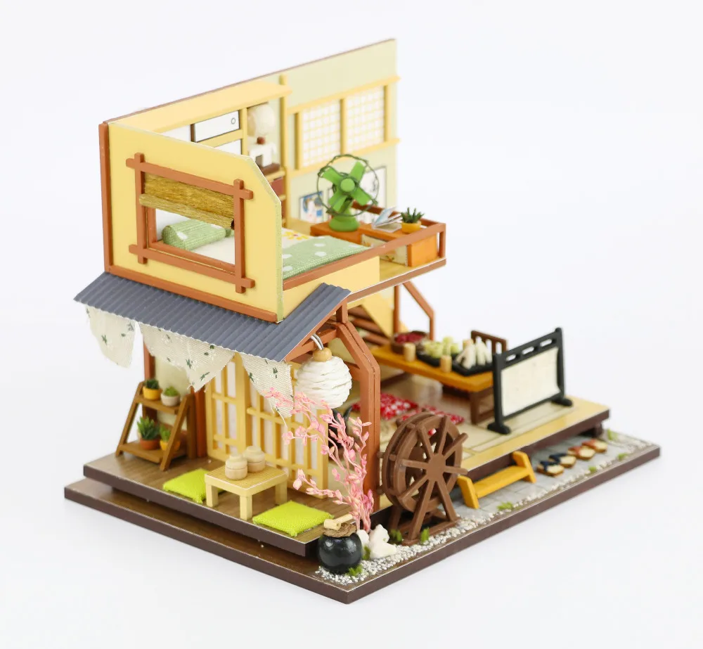 CUTEBEE DIY Doll House Wooden Doll Houses Miniature dollhouse Furniture Kit Toys for children Christmas Gift M034 CUTEBEE DIY Doll House Wooden Doll Houses Miniature dollhouse Furniture Kit Toys for children Christmas Gift M034
