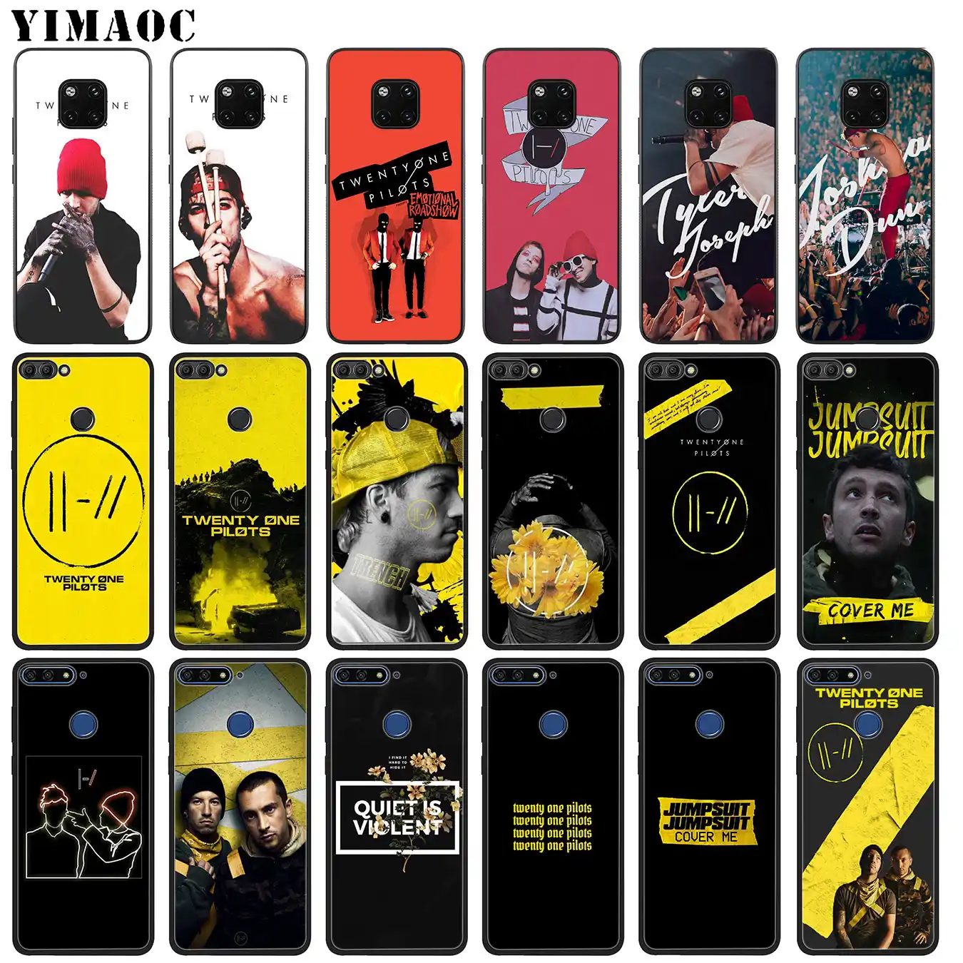 Yimaoc Twenty One Pilots Trench Soft Silicone Phone Case For