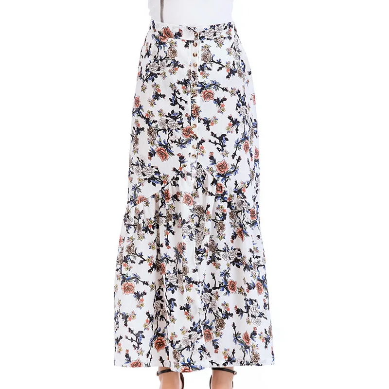 Laamei Лето 2018 г. для женщин Повседневное Мода Boho пляжные Свободные Роза печатных