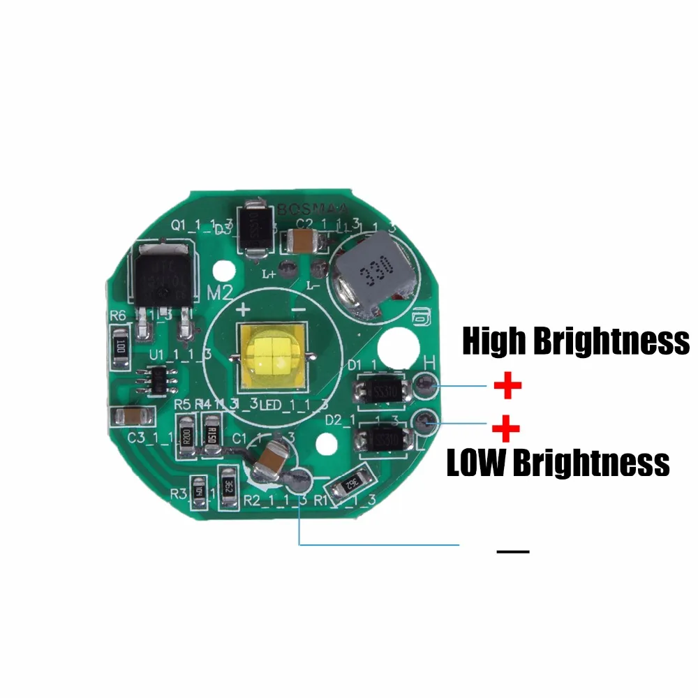 BOSMAA светодиодный чип XHP70 7070 15 Вт светильник PCB модуль 6000k Высокое Мощность 12V для автомобиля светильник мотор Точечный светильник «сделай сам»