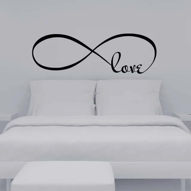 22 60cm Bedroom Wall Stickers Decor Infinity Symbol Word Love Vinyl 22 60cm Bedroom Wall Stickers Decor Infinity Symbol Word Love Vinyl Art Home