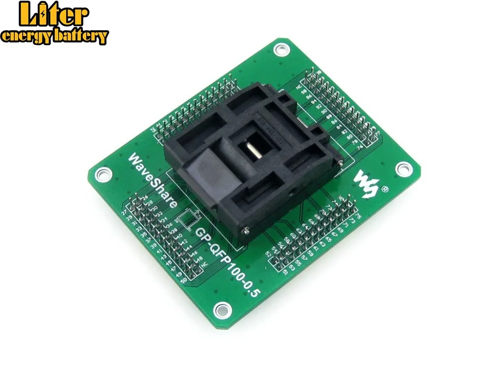QFP100 LQFP100 TQFP100 Adapter Yamaichi IC51-1004-809 IC Test Socket Programming 0.5mm Pitch | Компьютеры и офис