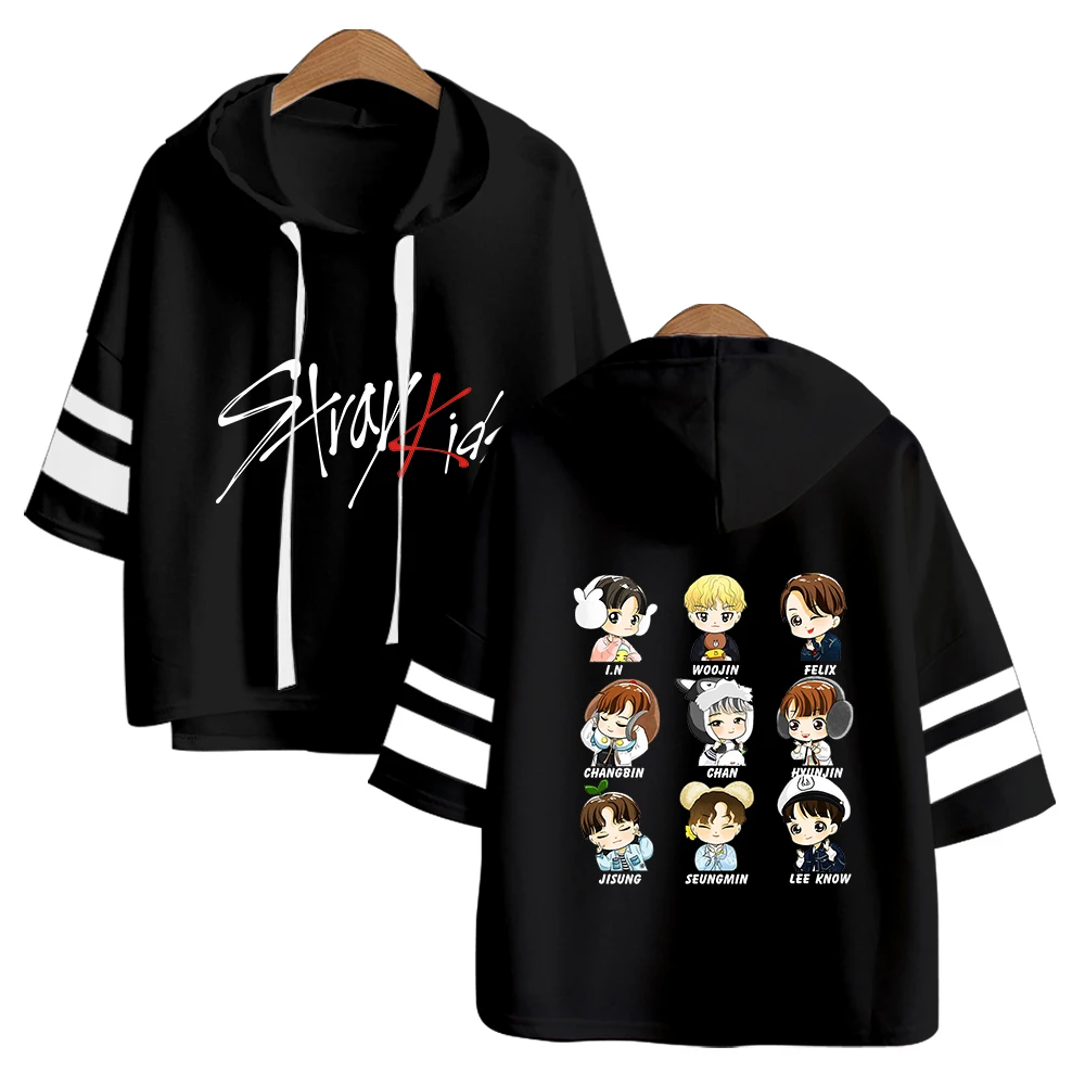  Stary kids kpop hoodies Riverdale Short Sleeve harajuku Fashion hoodies Women Cool Spring/Summer pe