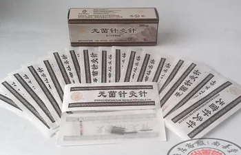 

free shipping yunlong beauty acupuncture needle ear face massage acupuncture needles disposable needle size 0.16*7mm