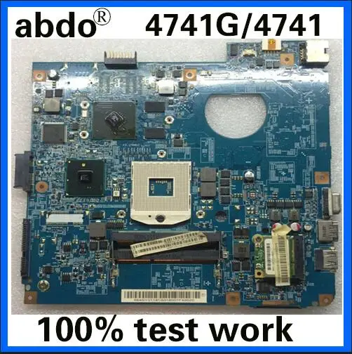 Материнская плата abdo 48.4GY02.021 для ACER 4741G MS2203 MS2206 материнская ноутбука PGA989 GT310M HM55 DDR3