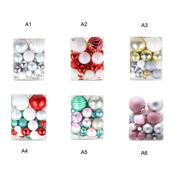 

50 Pcs hristmas Tree Decor Ball Ornaments Shatterproof Home Christmas Decorations Tree Balls