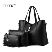 CIKER New women leather handbag bags women famous brands designer handbags high quality Handbag Messenger Bag