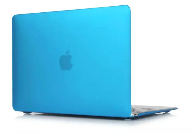 Чехол для ноутбука Apple MacBook Air Pro retina 11 12 13 15 для mac book Pro 13,3 15,4 дюймов с сенсорной панелью+ крышка клавиатуры - Цвет: Blue Matte