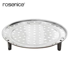 Трехногий из нержавеющей стали круглый пароход стойки Pots пару стенд домашняя кухня приготовления 24 см