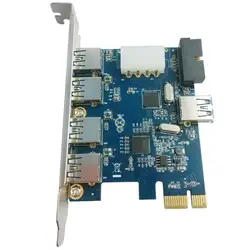 Q00445 ltu37p pci-e 4-Порты и разъёмы USB 3.0 + 1-Порты и разъёмы USB 3.0 + USB 3.0 20 pin расширения карта для настольных